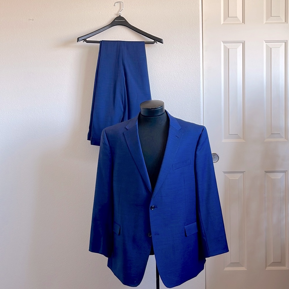 Tommy Hilfiger postman blue suit 48R